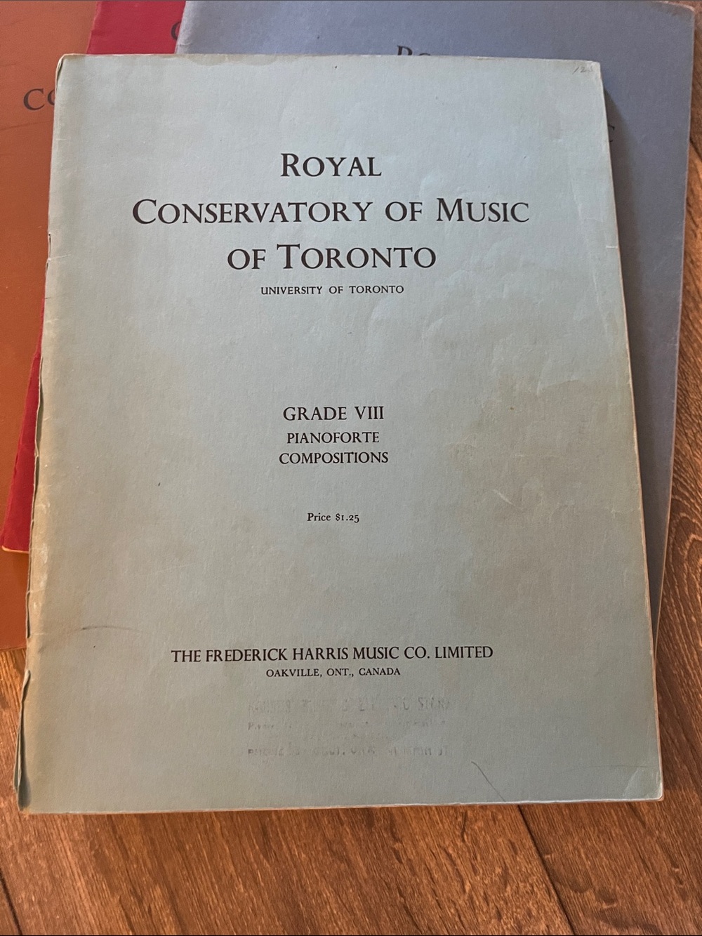 Royal Conservatory of Music of Toronto Pianoforte Examination Booklets set of 7 - Picture 6 of 12